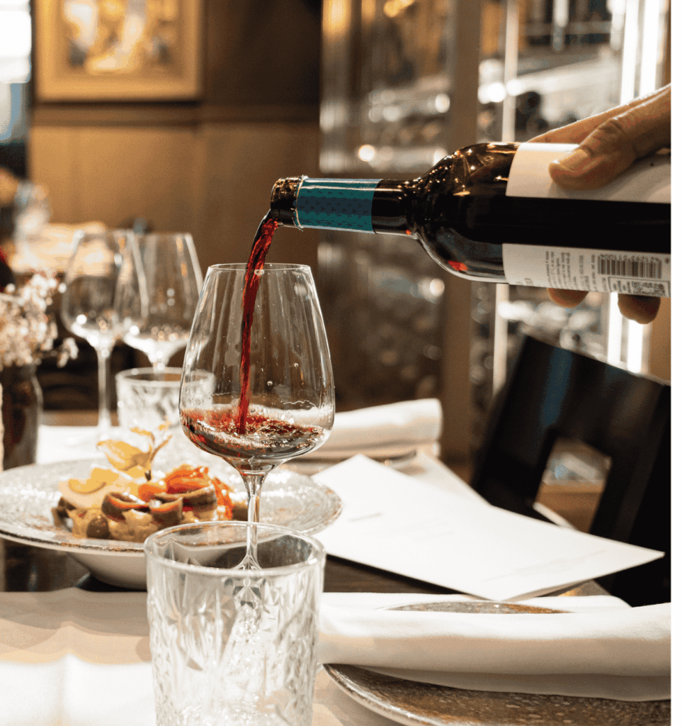 cata de vinos en restaurante el feudo de gijón